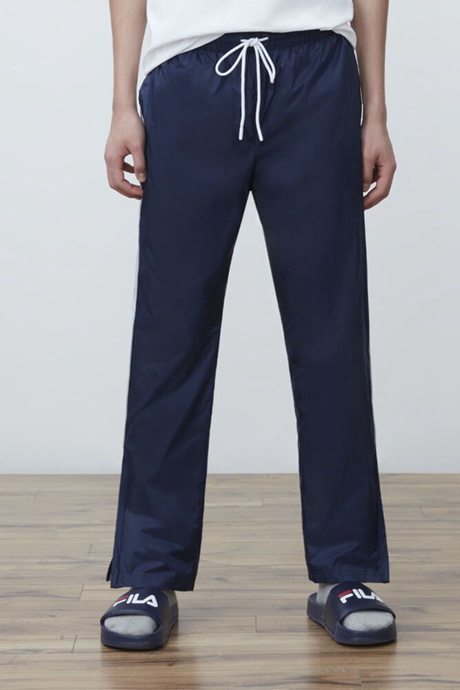 Fila Pants Mens Navy - Bernnie Wind - Philippines 5183496-WH